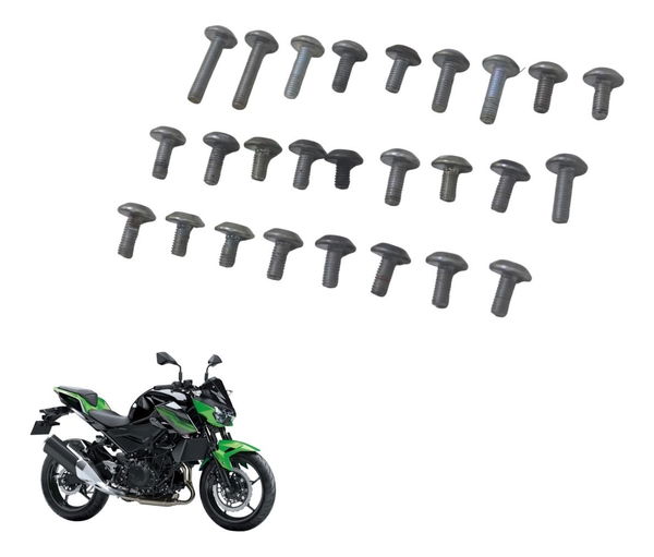 Kit Parafuso Carenagem Kawasaki Z 400 19-23 Original