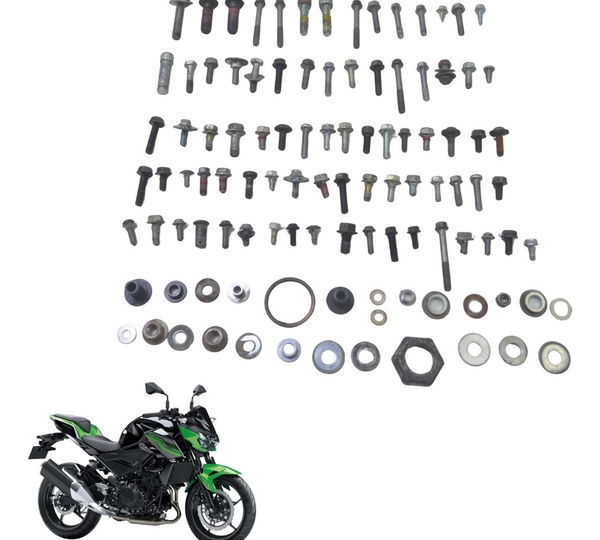 Kit Parafuso Diversos Kawasaki Z 400 19-23 Original