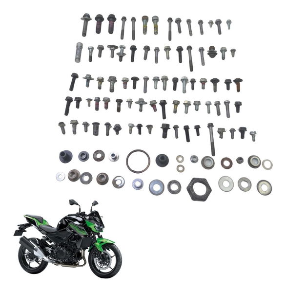 Kit Parafuso Diversos Kawasaki Z 400 19-23 Original