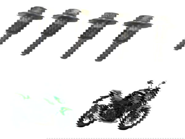 Jogo Parafuso Tampa Cabeçote Kawasaki Z 400 19-23 Original