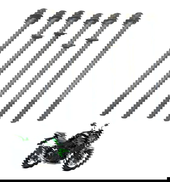 Kit Parafuso Prisioneiro Cabeçote Kawasaki Z 400 19-23 Origi
