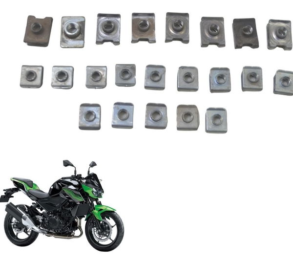 Kit Presilhas Carenagem Diversas Kawasaki Z 400 19-23 Origi