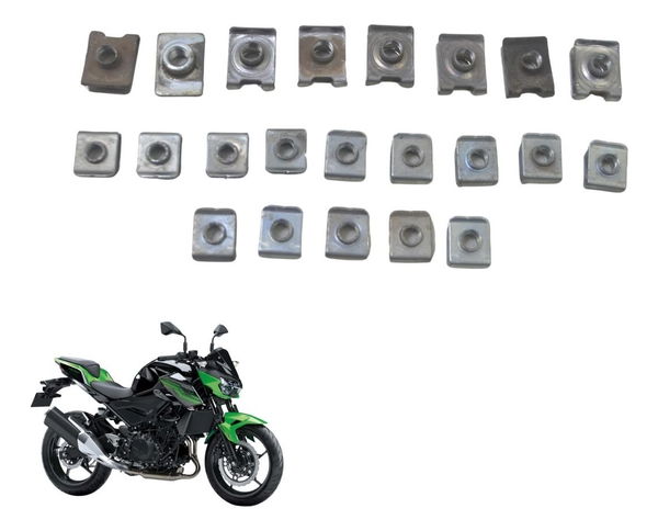 Kit Presilhas Carenagem Diversas Kawasaki Z 400 19-23 Origi