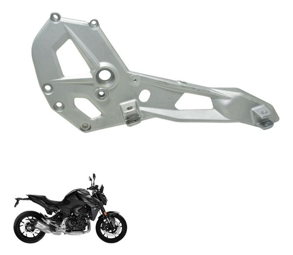 Suporte Pedaleira Esquerda Bmw F 900 R 22-24 Original Prateado