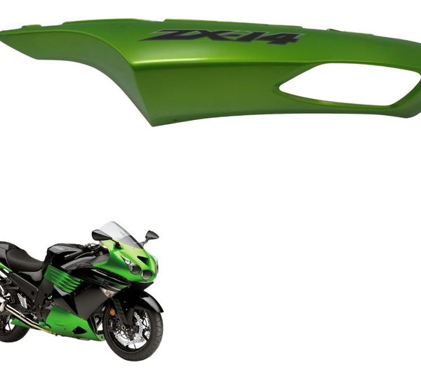 Carenagem Rabeta Esque C/ Avaria Kawasaki Ninja Zx 14r 10-13