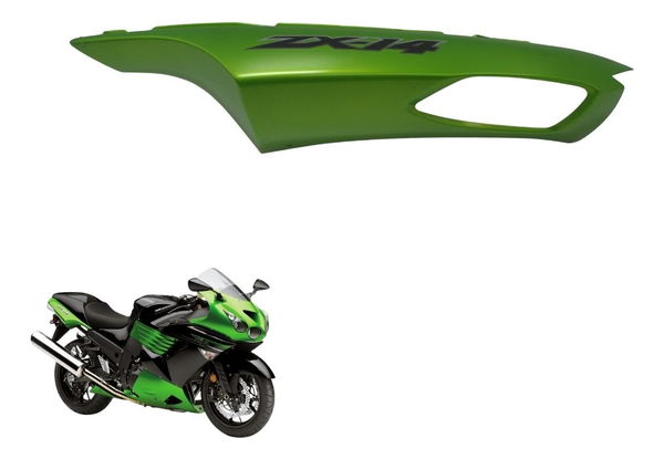 Carenagem Rabeta Esque C/ Avaria Kawasaki Ninja Zx 14r 10-13