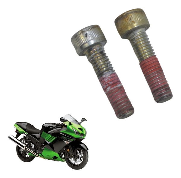 Par Parafuso Peso Guidão Kawasaki Ninja Zx 14r 10-13 Origi
