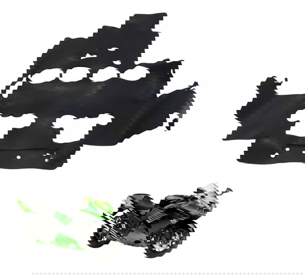 Borracha Acabamento C/ Deta Kawasaki Ninja Zx 14r 10-13 Orig