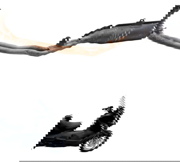 Escapamento C/avaria Suzuki Burgman 650 07-15 Original