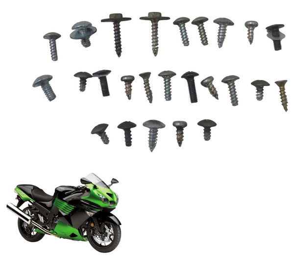 Kit Parafuso Soberbos Kawasaki Ninja Zx 14r 10-13 Original