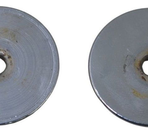 Par Peso Guidão Royal Enfield Hunter 350 22-25 Original Prateado