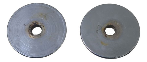 Par Peso Guidão Royal Enfield Hunter 350 22-25 Original Prateado