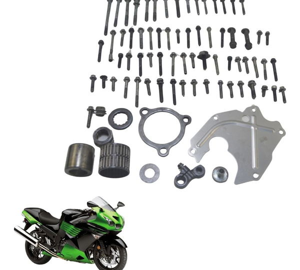 Kit Parafuso Motor Kawasaki Ninja Zx 14r 10-13 Original