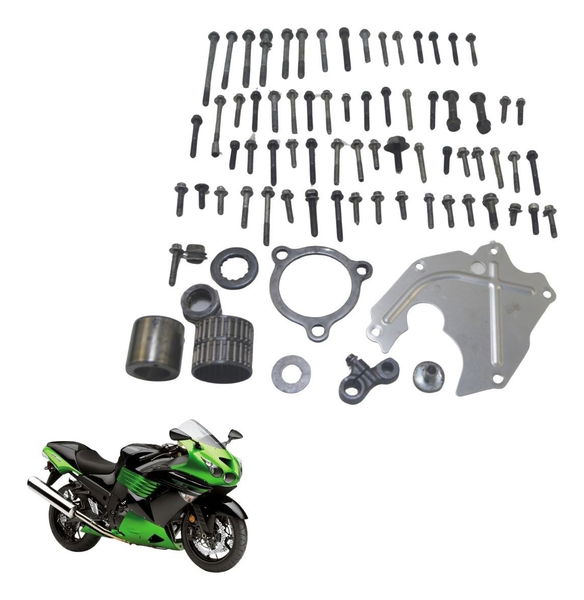 Kit Parafuso Motor Kawasaki Ninja Zx 14r 10-13 Original