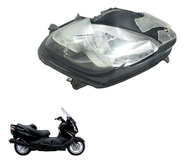 Farol Dir C/avaria Suzuki Burgman 650 07-15 Original Direito/passageiro