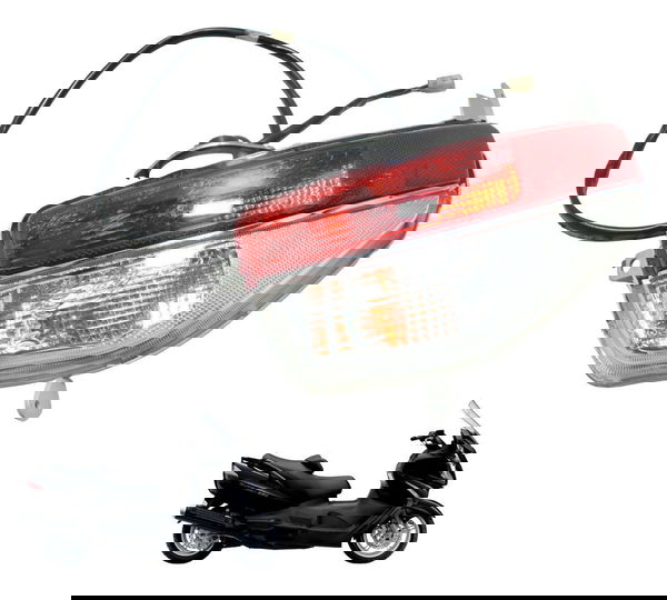 Pisca Traseiro Esquerdo Suzuki Burgman 650 07-15 Original Esquerdo