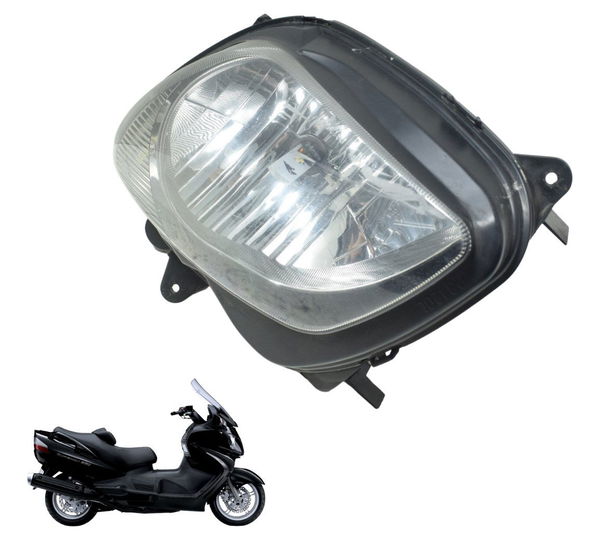 Farol Esquerdo Suzuki Burgman 650 07-15 Original Esquerdo/motorista
