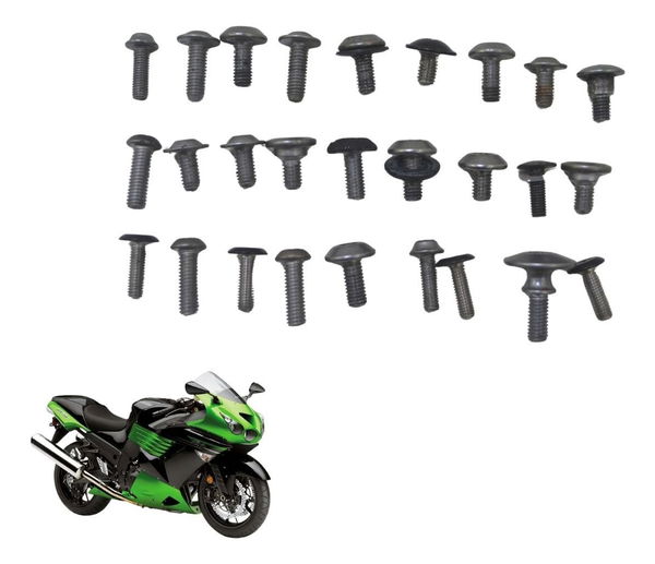 Kit Parafuso Carenagem Diversos Kawasaki Ninja Zx 14r 10-13