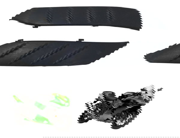 Par Acabamento Paralama Diant Kawasaki Ninja Zx 14r 10-13 Dianteira