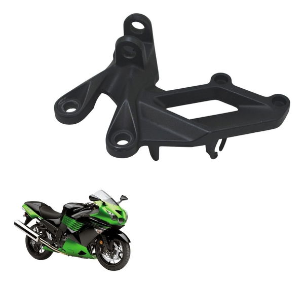 Suporte Pedaleira Dianteira Esq Kawasaki Ninja Zx 14r 10-13