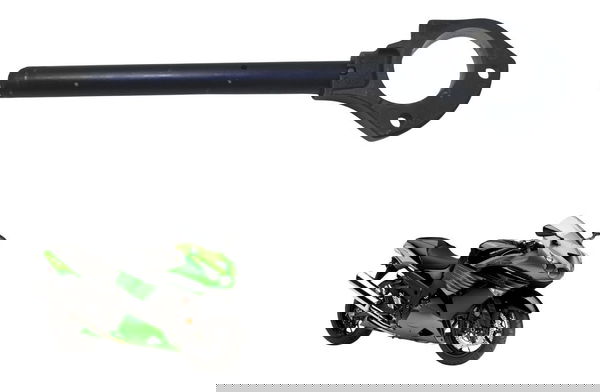 Semi Guidão Direito Kawasaki Ninja Zx 14r 10-13 Original