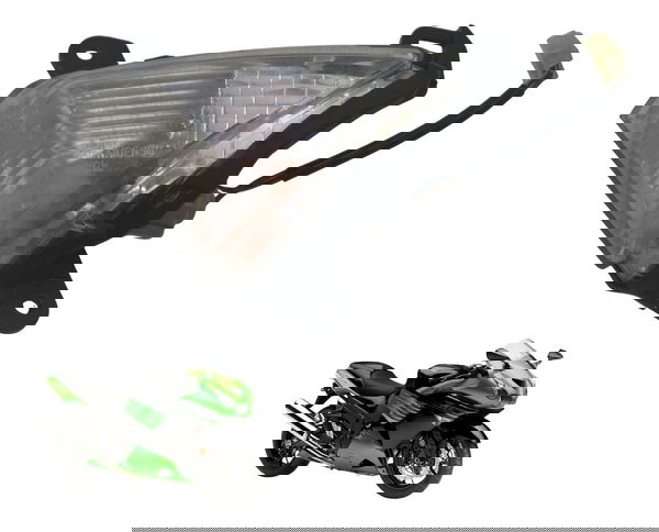 Pisca Dianteiro Esquerdo Kawasaki Ninja Zx 14r 10-13 Origina Esquerdo