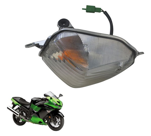 Pisca Dianteiro Esq Kawasaki Ninja Zx 14r 10-13 Original Esquerdo