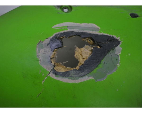 Carenagem Inferior Dir C/ Avaria Kawasaki Ninja Zx 14r 10-13