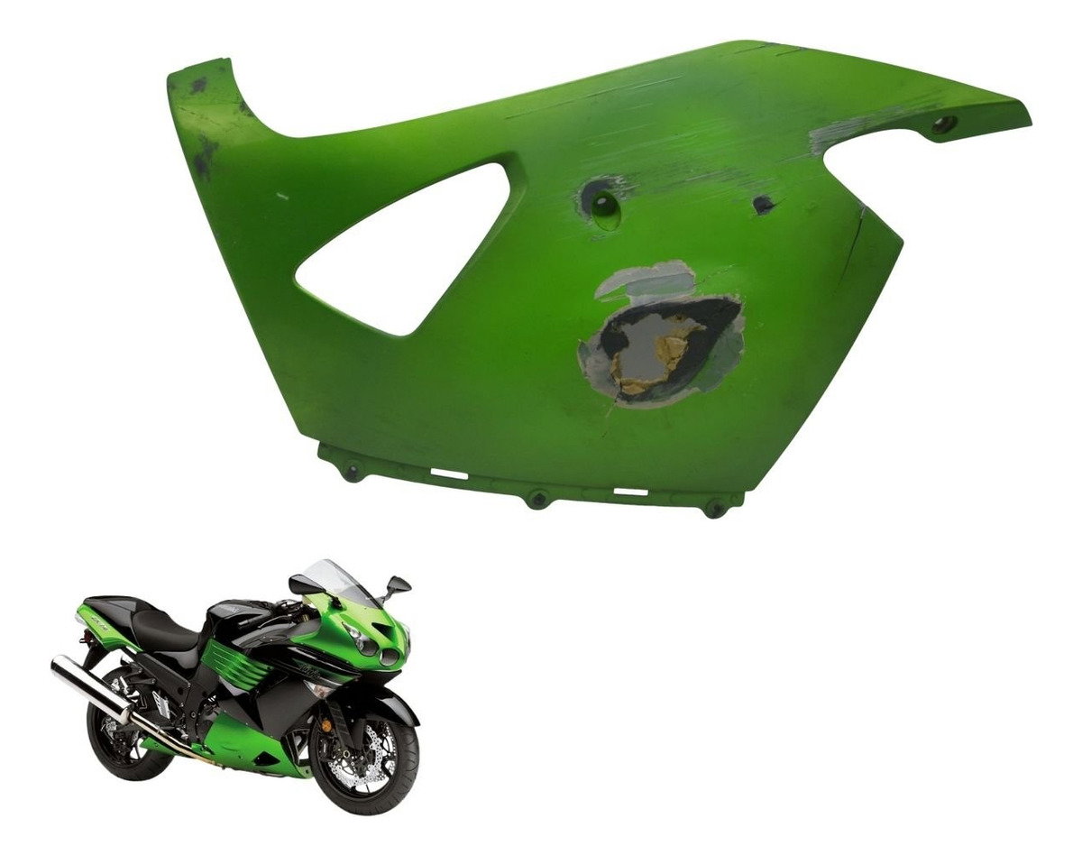 Carenagem Inferior Dir C/ Avaria Kawasaki Ninja Zx 14r 10-13