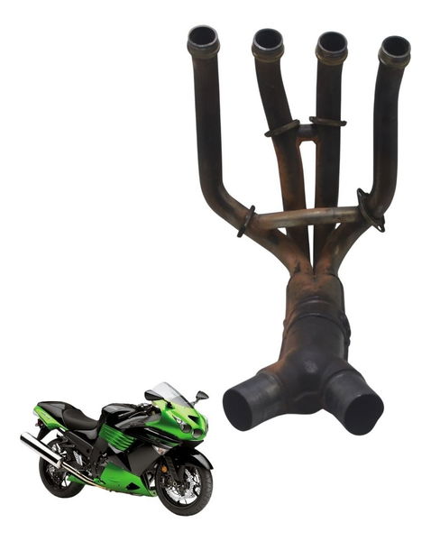 Curva Escape C/ Avaria Kawasaki Ninja Zx 14r 10-13 Original