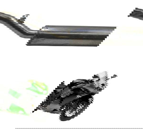 Ponteira Escape Dir C/ Avaria Kawasaki Ninja Zx 14r 10-13