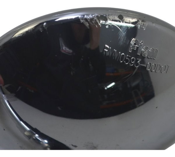 Espelho Esquerdo C/detal Royal Enfield Interceptor 650 20-25