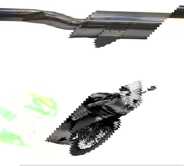 Ponteira Escape Esq C/ Avaria Kawasaki Ninja Zx 14r 10-13