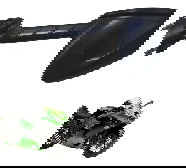 Espelho Retrovisor Esquerdo Kawasaki Ninja Zx 14r 10-13 Orig