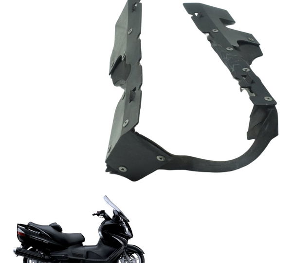 Acabamento Proteção Radiador Suzuki Burgman 650 07-15 Origin Preto