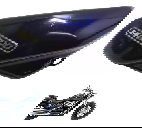 Carenagem Lateral Direita Suzuki Boulevard M 800 05-08 Orig Azul-escuro