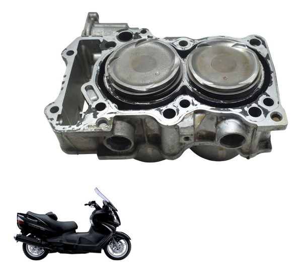 Cilindro Pistão E Anéis Suzuki Burgman 650 07-15 Original