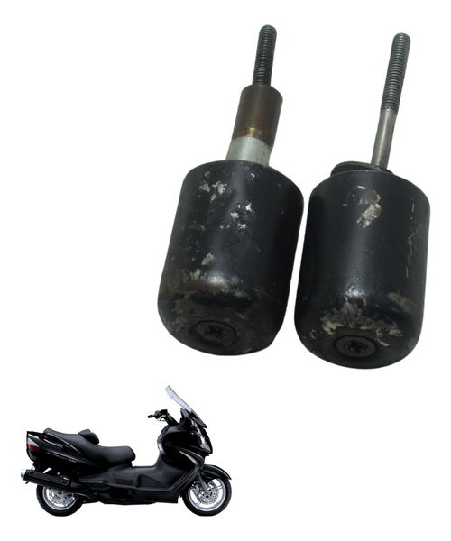 Par Peso Guidão C/detalhes Suzuki Burgman 650 07-15 Original