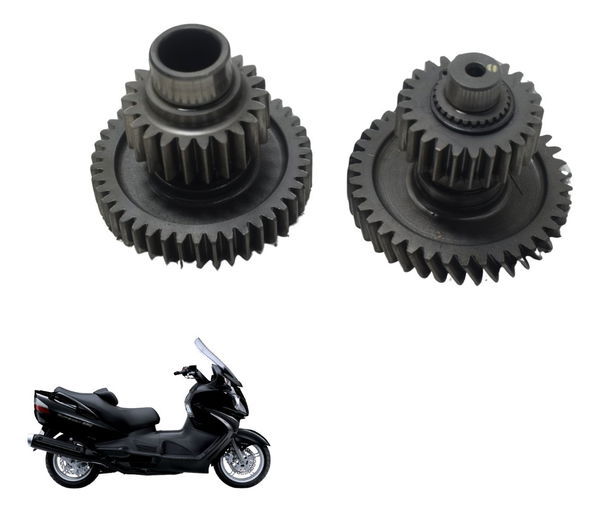 Par Engrenagem Transmissão Suzuki Burgman 650 07-15 Original