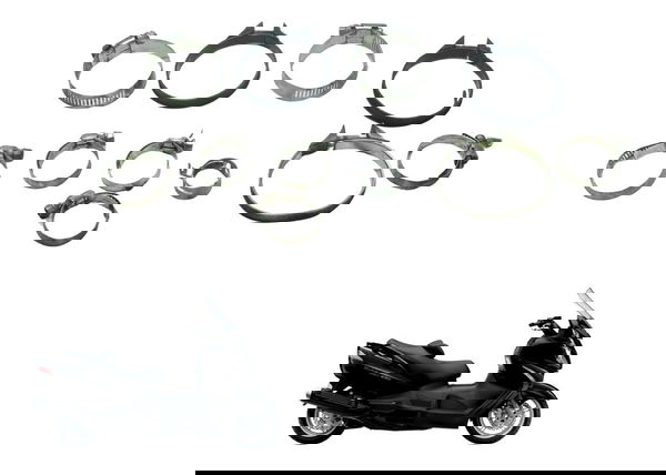 Kit Abraçadeiras Diversas Suzuki Burgman 650 07-15 Original