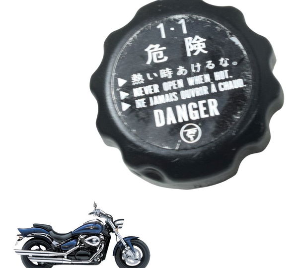 Tampa Radiador Suzuki Boulevard M 800 05-08 Original Preto