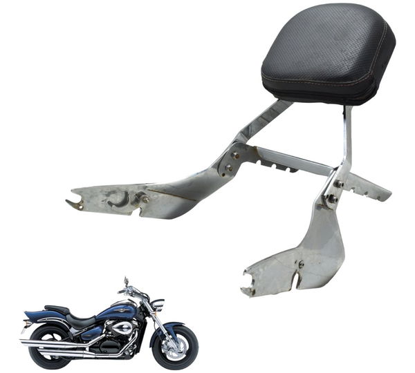 Sissy Bar Custom C/avaria Suzuki Boulevard M 800 05-08 Preto