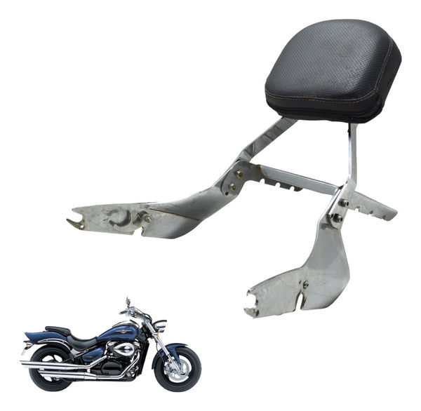 Sissy Bar Custom C/avaria Suzuki Boulevard M 800 05-08 Preto