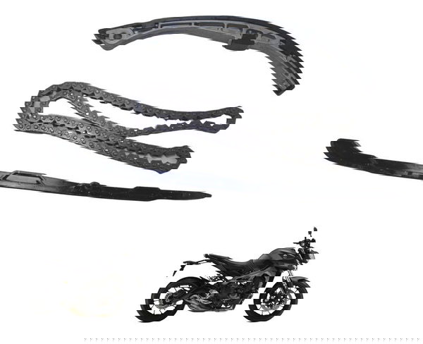 Kit Guia Tensor Corrente Comando Yamaha Mt 09 15-18 Original