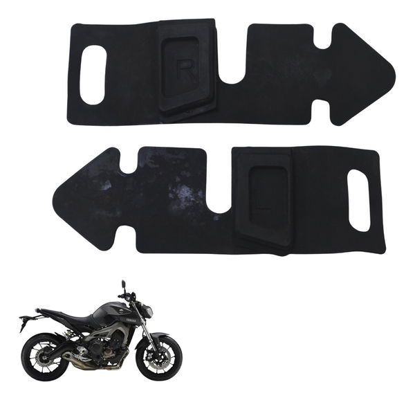 Par Borracha Acabamento Yamaha Mt 09 15-18 Original