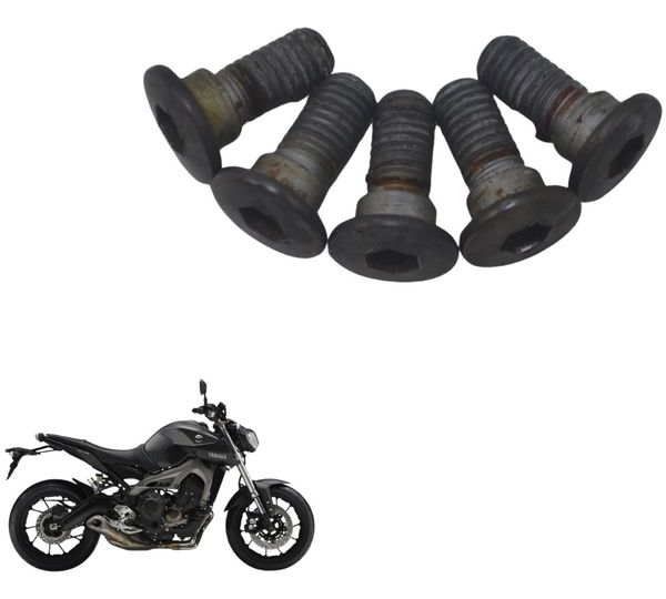 Kit Parafuso Disco Freio Traseiro Yamaha Mt 09 15-18 Origina