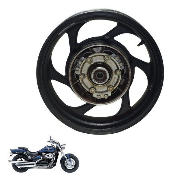 Roda Traseira Suzuki Boulevard M 800 05-08 Original Preto