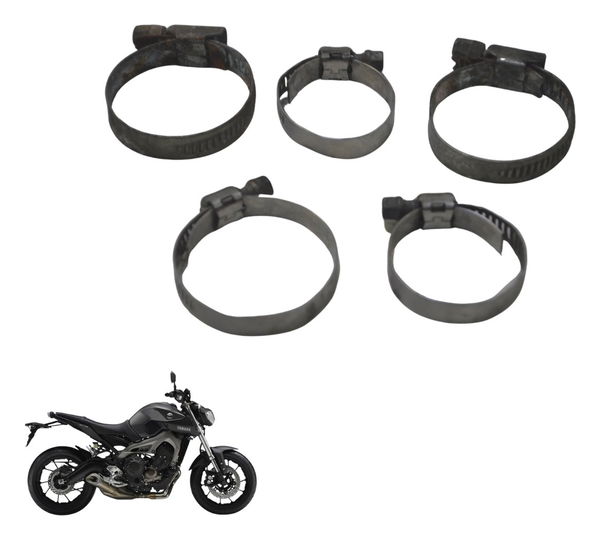 Kit Abraçadeiras Diversas Yamaha Mt 09 15-18 Original