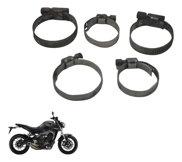 Kit Abraçadeiras Diversas Yamaha Mt 09 15-18 Original