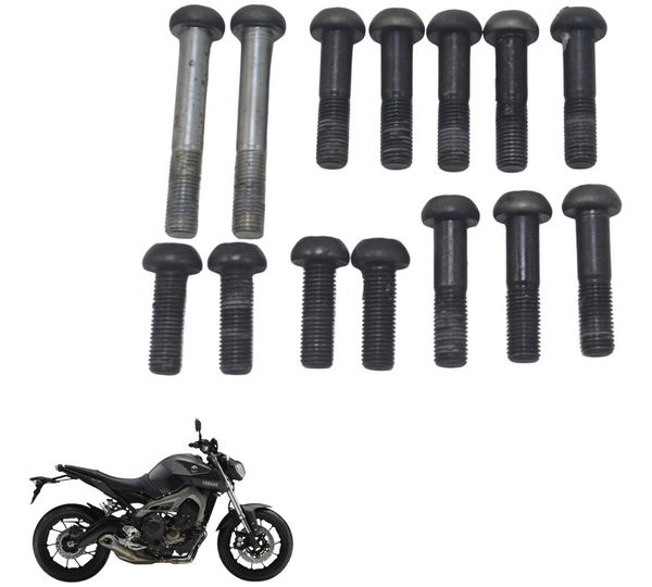 Kit Parafuso Chassi Yamaha Mt 09 15-18 Original